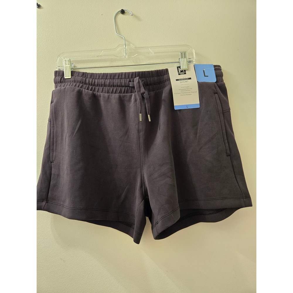 Member's Mark Women's Sandwash Lounge‎ Shorts 4 Inch Inseam Drawcord Size L